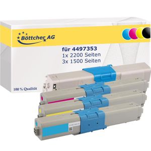 Produktbild für Toner Böttcher-AG für Oki 4497353 Multipack
