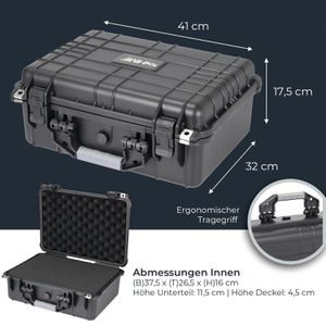 Produktbild für Transportkoffer HMF ODK100, abschließbar, aus Kunststoff