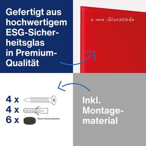 Produktbild für Glas-Magnettafel Magnetoplan 13403006, Design-Glasboard