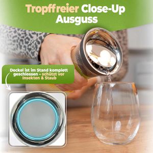Produktbild für Karaffe Clidor Crystal Clear, mit Deckel