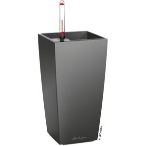 Produktbild für Übertopf Lechuza MAXI-CUBI, anthrazit metallic, 14 x 26 x 14cm
