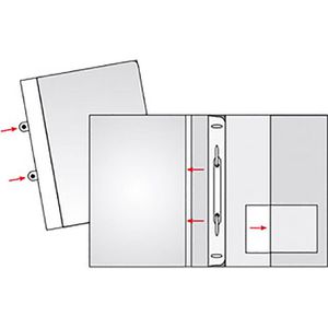 Produktbild für Angebotsmappe Veloflex 4740050 Veloform, blau