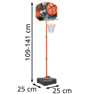Produktbild für Basketballkorb vidaXL 80355, Set für Kinder, indoor