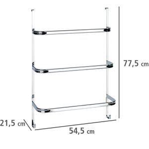 Produktbild für Handtuchhalter Wenko Irpinia 24025100, silber