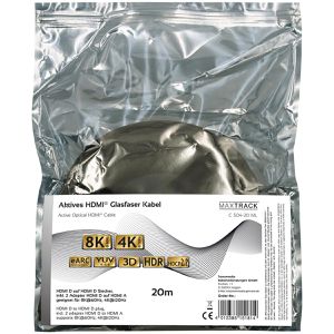 Produktbild für HDMI-Kabel Maxtrack C504-20ML HDMI 2.1, vergoldete Stecker