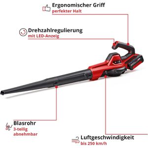 Produktbild für Laubbläser Einhell GE-UB 18/250 Li E, 3433560, Akku