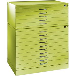 Produktbild für Planschrank CP-Möbel 7101-000, viridingrün, DIN A1