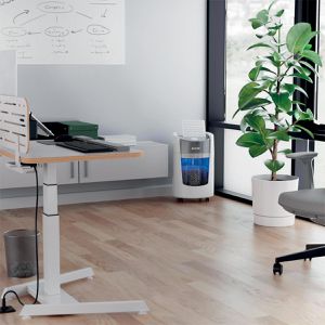 Produktbild für Aktenvernichter Leitz 8359 IQ OptiMax Small Office 350, Rollen