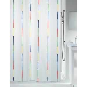 Produktbild für Duschvorhang Spirella Anti-Schimmel Dario, 180 x 200 cm