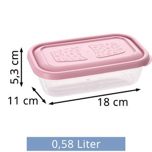 Produktbild für Frischhaltedose Kigima mehrfarbig, aus Kunststoff