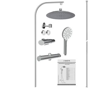 Produktbild für Duschsystem Schütte Madura Fresh, verchromt