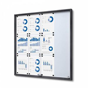 Produktbild für Schaukasten Showdown-Displays anthrazit, B1, innen