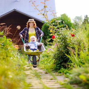 Produktbild für Schubkarrenrad Relaxdays 4.80/4.00-8, luftbereift