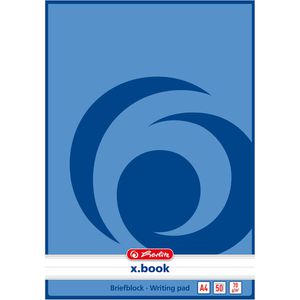 Produktbild für Briefblock Herlitz 717413 x-book, A4