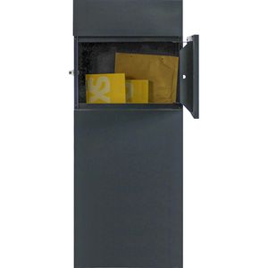 Produktbild für Briefkasten SafePost 22955 ScanPro 22-9, anthrazit, aus Stahl