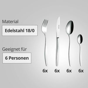 Produktbild für Besteck-Set Esmeyer Laura 176-080, Edelstahl 18/0