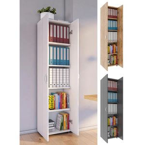 Produktbild für Aktenschrank VCM Ulas 5-Fach 918435, aus Holz