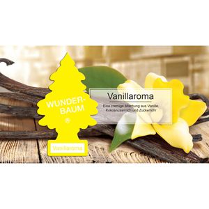 Wunderbaum Autoduft Lufterfrischer, 97180, Duftclip, vielseitig einsetzbar,  Vanilla – Böttcher AG