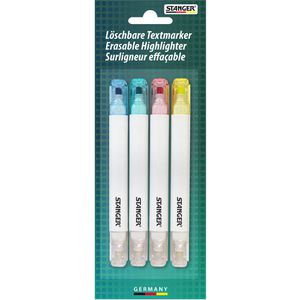 Produktbild für Textmarker Stanger metallic, 4 Stück