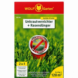 Produktbild für Dünger Wolf-Garten SQ 120 2-in-1 Rasendünger