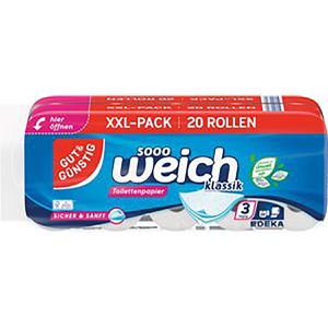 Toilettenpapier Gut&Günstig sooo weich Klassik XXL