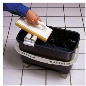 Produktbild für Fliesenwaschset Triuso FLSET10, Eimer mit Rädern, 22 Liter