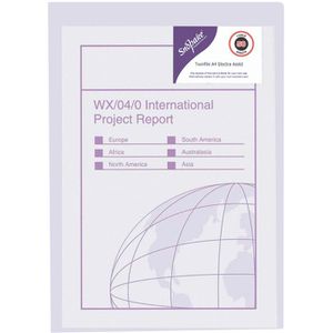 Produktbild für Angebotsmappe Snopake Twin File, transparent, A4