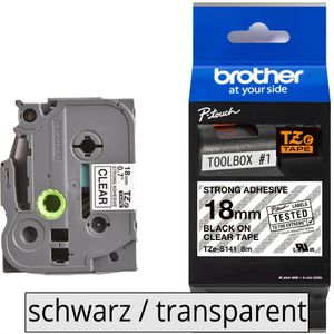 Schriftband Brother TZe-S141, 18mm