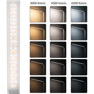Produktbild für Schreibtischlampe Monzana Cataleya, weiß, LED, dimmbar