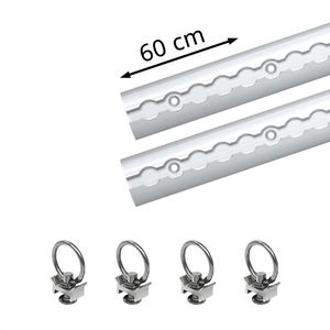 Airlineschiene ProPlus 342178, Set, zum Schrauben, 2 Stück