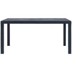 Produktbild für Gartentisch vidaXL 45605, Rattan-Optik