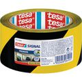 Warnband Tesa 58130 Signal Premium, 66m selbstklebend, gelb / schwarz