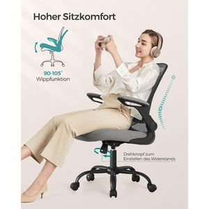 Produktbild für Bürostuhl Songmics OBN037G01