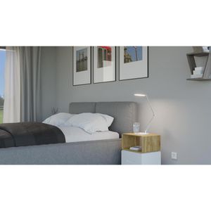 Produktbild für Schreibtischlampe Hansa Spark, weiß, LED, dimmbar
