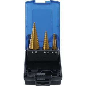 Stufenbohrer BGS-technic 1624, Set, HSS-Stahl