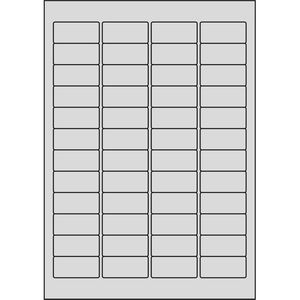 Produktbild für Typenschild-Etiketten APLI 10066, silber