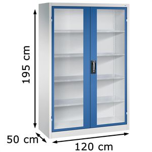 Produktbild für Werkzeugschrank CP-Möbel 8931-055, aus Metall, grau / blau