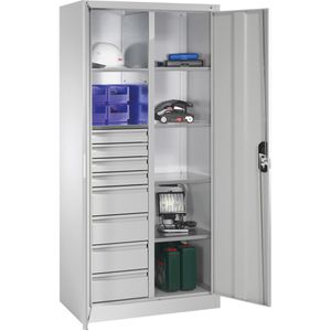 Produktbild für Werkzeugschrank CP-Möbel 8921-305, aus Metall, lichtgrau
