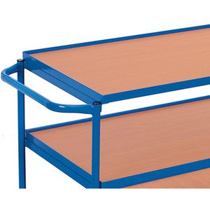 Produktbild für Tischwagen VARIOfit sw-800.661, aus Metall &amp; Holz