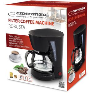 Produktbild für Kaffeemaschine esperanza EKC006, mit Glaskanne