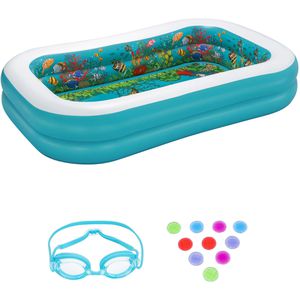 Produktbild für Planschbecken Bestway Family Pool 3D Abenteuer 54177
