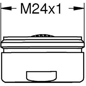 Produktbild für Strahlregler GROHE Laminar M24 x 1, 40451000, wassersparend