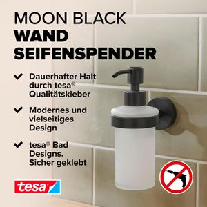 Produktbild für Seifenspender Tesa Moon Black, 40565