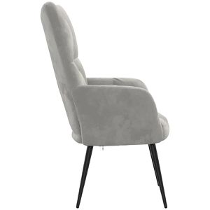 Produktbild für Loungesessel vidaXL 328073, hellgrau