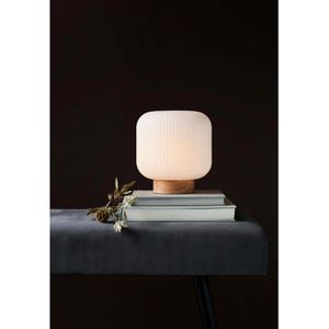 Produktbild für Tischlampe Nordlux Milford, weiß mit E27-Fassung
