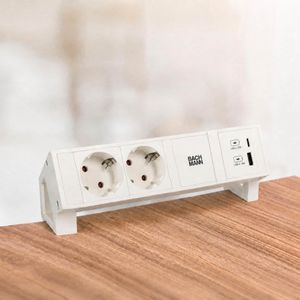 Produktbild für Tischsteckdose Bachmann Desk 2, mit 0,2 m GST18 Kabel