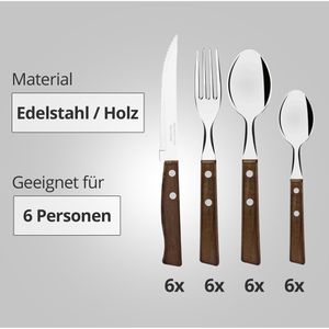 Produktbild für Besteck-Set Tramontina Tradicional 22299/050, Edelstahl