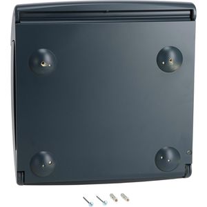 Produktbild für Briefkasten Burg-Wächter Pearl 886 GR, schwarz, aus Kunststoff