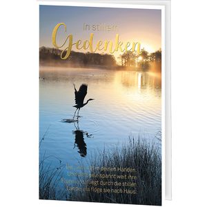 Produktbild für Trauerkarten Verlag-Dominique 811329, mit Spruch