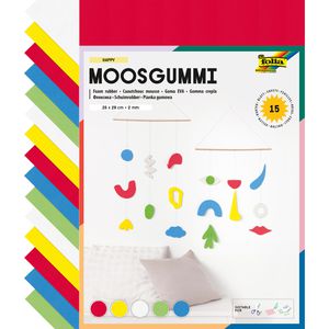 Moosgummi Folia 235009 Happy, 20 x 29 cm
